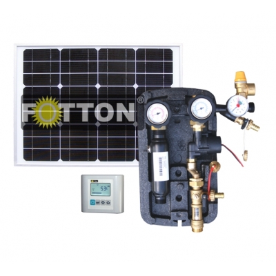 Autonomiczny zestaw zasilająco-sterujący FOTTON  POWER 2DC, do kolektorów słonecznych